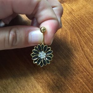 Sunflower belly button ring🌻